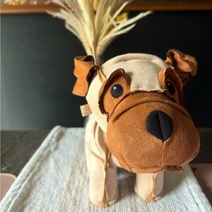 Personalized stuffed puppy